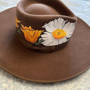 Lack of Color Hat, Custom Painted by Wild in Ojai
